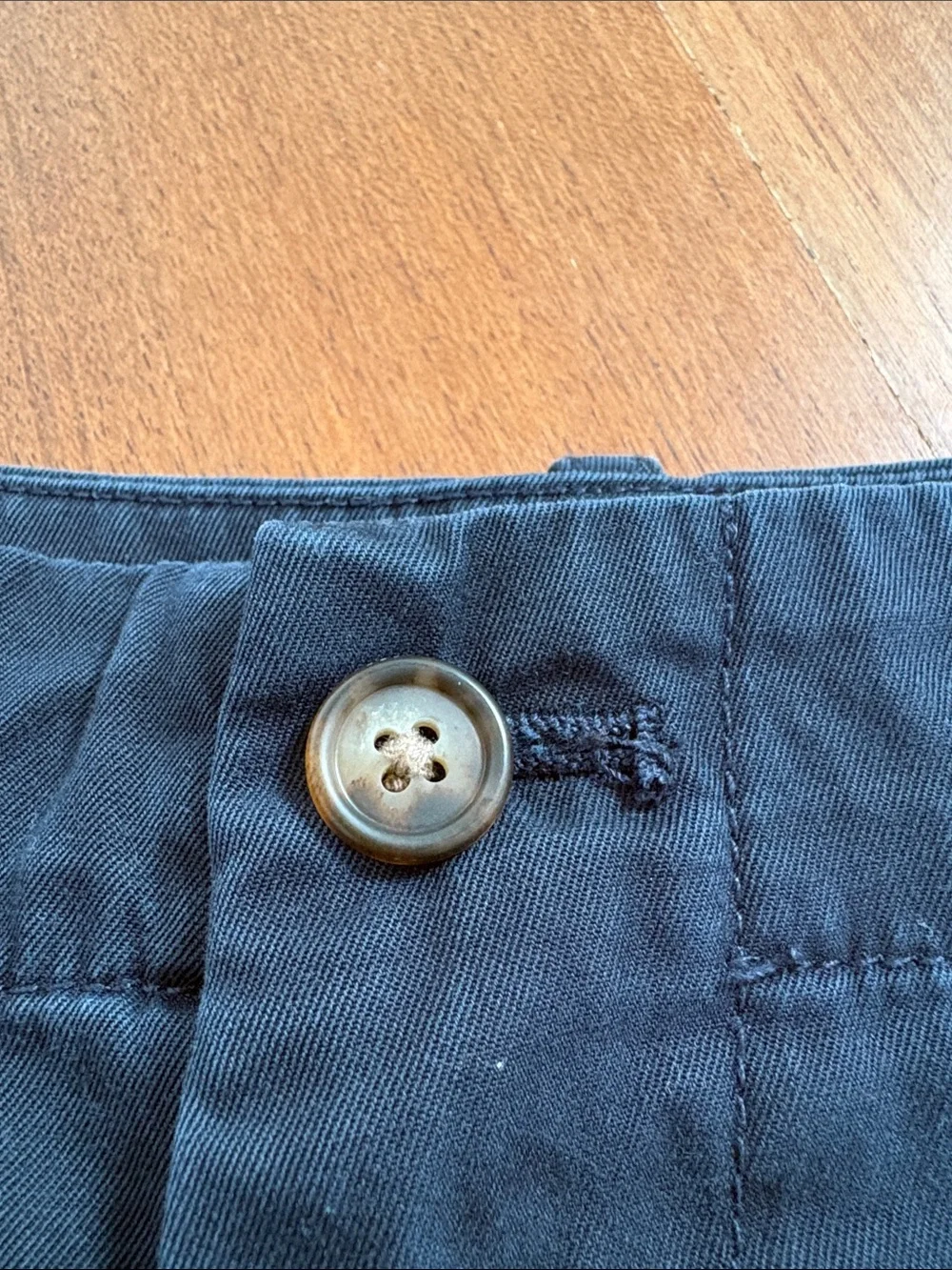 Ralph Lauren Small Navy Blue Polo Pony Embroidered Jean Shorts - Women's - Picture 4 of 7